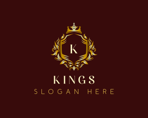 Premium Crown Shield logo design