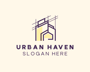 Home Architecture Construction logo design