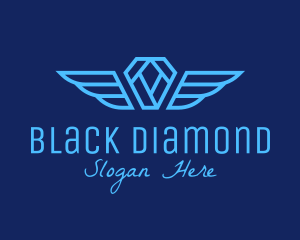 Winged Diamond Jewelry  logo design