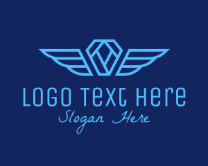 Winged Diamond Jewelry  Logo