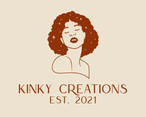 Kinky - Kinky Hair Salon logo design