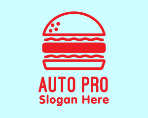 Red Burger Restaurant  Logo