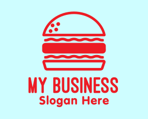 Red Burger Restaurant  Logo