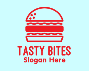 Restaurant - Red Burger Restaurant logo design