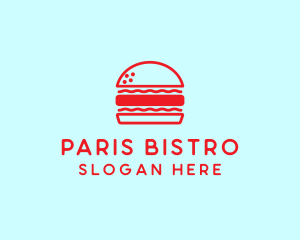 Red Burger Restaurant  logo design