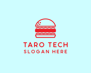 Red Burger Restaurant  logo design