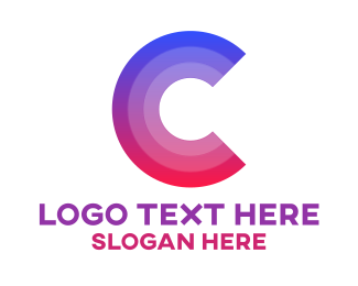 Blue Abstract Letter C Logo Brandcrowd Logo Maker