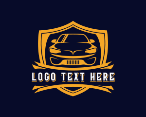 Emblem - Automobile Car Shield logo design