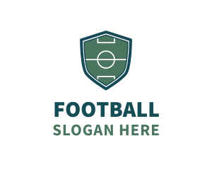 Football Field Shield logo design