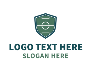 Shoes - Football Field Shield logo design