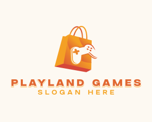 Games - Gaming Console Shopping App logo design