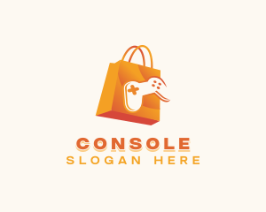Gaming Console Shopping App logo design