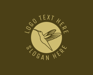 Yellow - Humming Bird Pet logo design