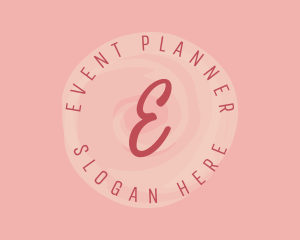 Feminine Watercolor Circle Logo