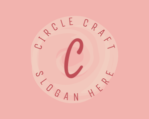 Feminine Watercolor Circle logo design