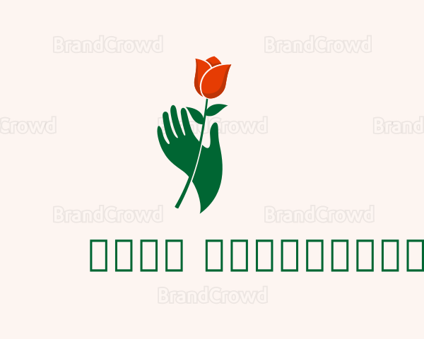 Hand Rose Wellness Logo