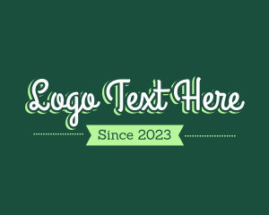 Cursive - Green Magical Script logo design