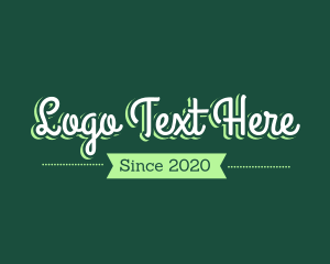 Green Magical Text Logo