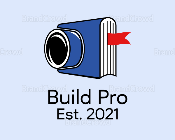 Camera Photography Book Logo