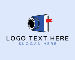 Blogging - Camera Photography Book logo design