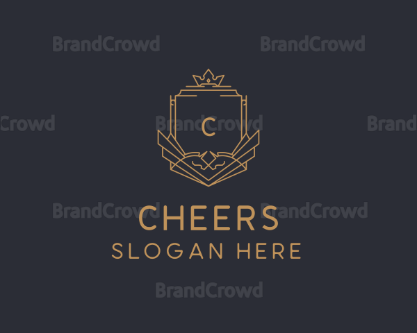 Bird Crown Shield Logo