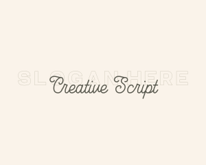 Script Overlap Company logo design