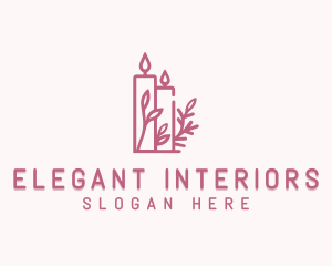 Organic Scented Candle logo design