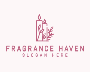 Scented - Organic Scented Candle logo design