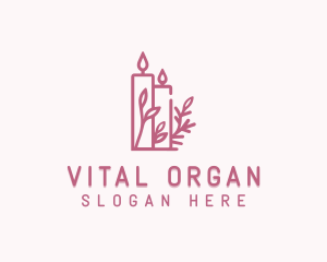 Organic Scented Candle logo design