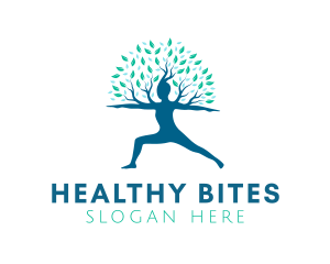  Yoga Tree Wellness logo design