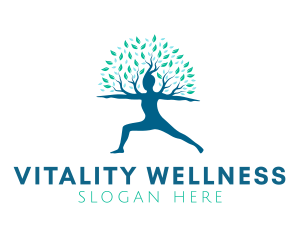  Yoga Tree Wellness logo design