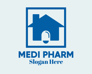 Pharmacology - Blue Capsule Pharmacy logo design