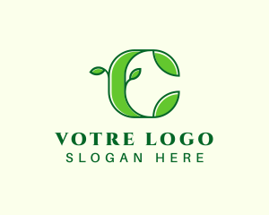 Vine Letter C Logo