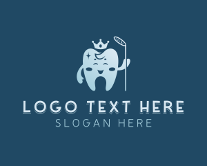 Orthodontist - Crown Tooth Dentist logo design