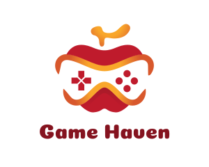 Game Community - Apple Game Controller logo design