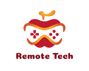 Remote - Apple Game Controller logo design