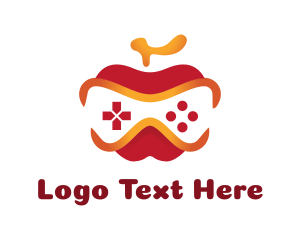 Problem Solving - Apple Game Controller logo design