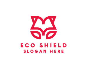 Eco Floral Book logo design