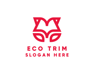 Eco Floral Book logo design