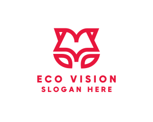 Eco Floral Book logo design