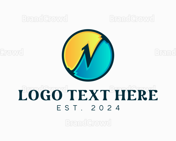 Letter N Professional Agency Logo