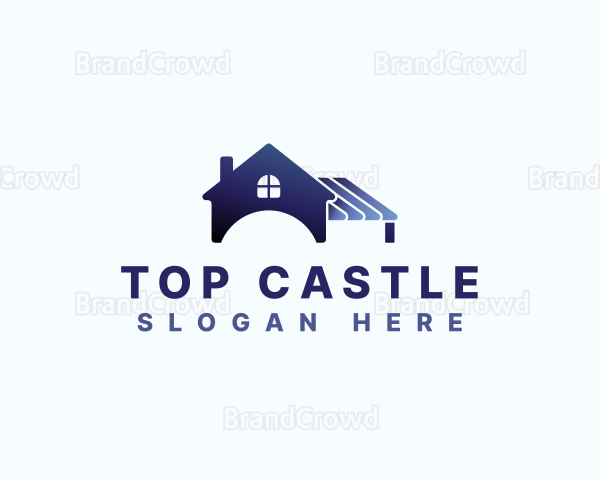 House Property Roofing Logo