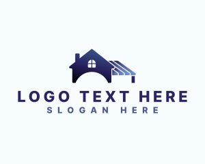 Gradient - House Property Roofing logo design