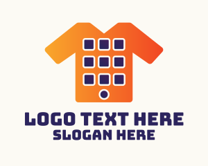 Laundry - Mobile Apps Shirt logo design