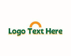 Curves - Fun Funky Arc logo design