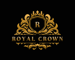 Royal Crown Shield logo design