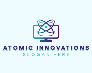 Atomic - Computer Software Cyberspace logo design