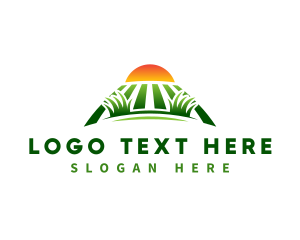 Landscaping Farm Field Logo