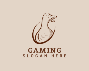 Rustic Duck Bird Logo