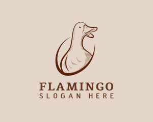 Poultry - Rustic Duck Bird logo design